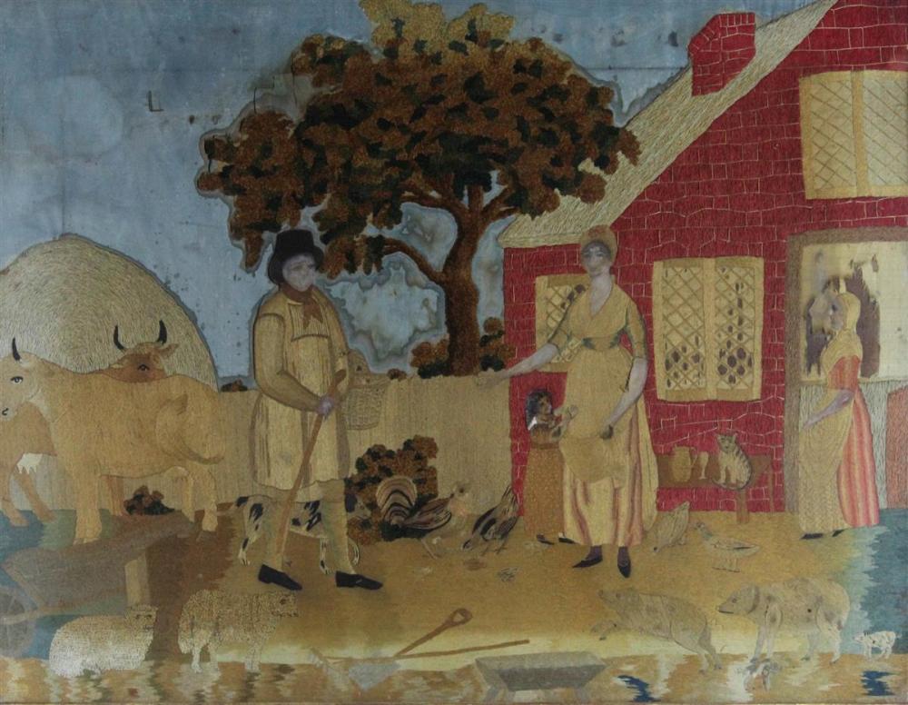 EARLY 19TH CENTURY AMERICAN SILK