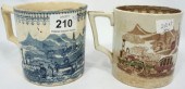 Early 19th Century Blue and Wh