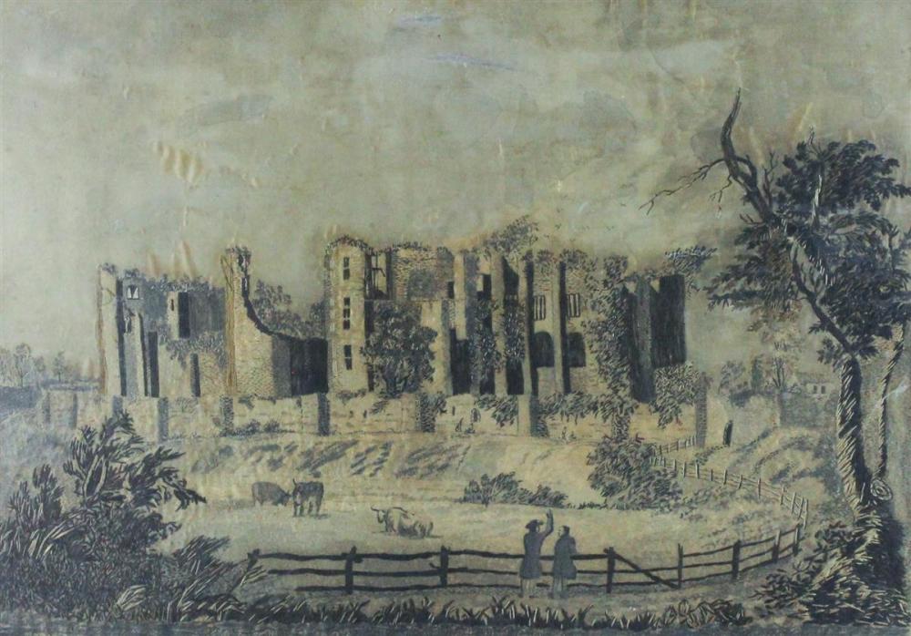 EARLY 19TH CENTURY FRENCH SILK