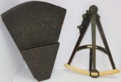 EARLY 19TH CENTURY INLAID EBON
