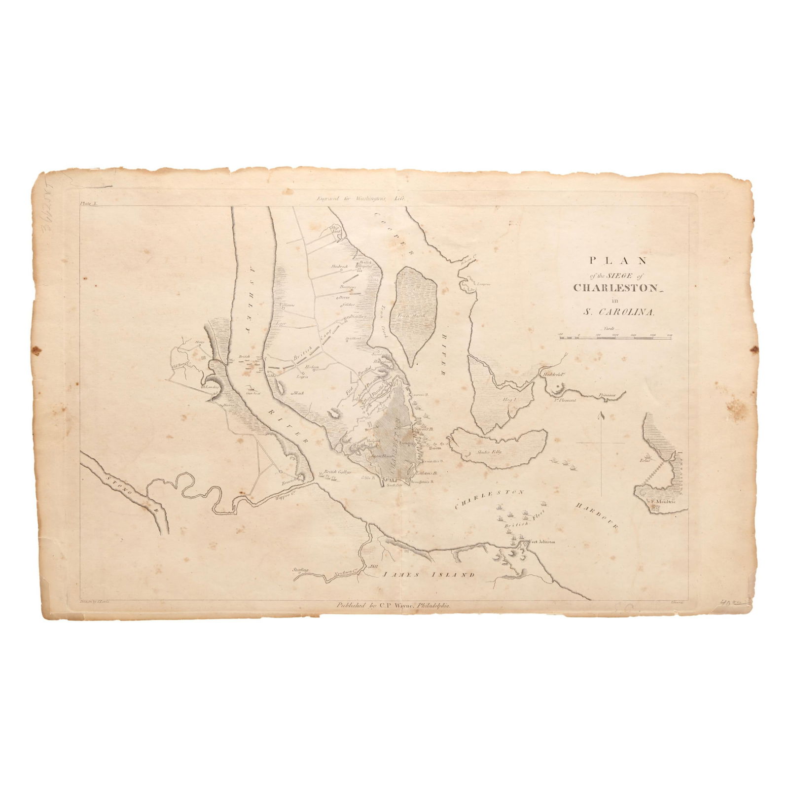 EARLY 19TH-CENTURY MAP DEPICTING