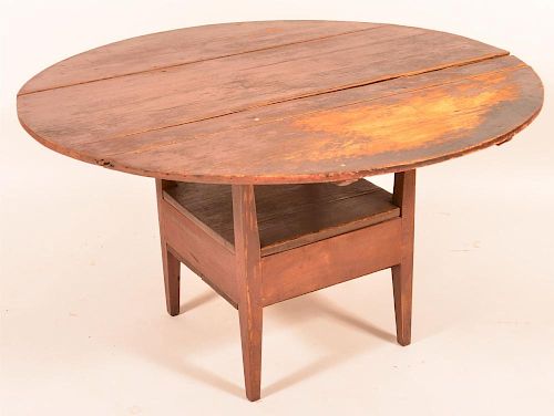 EARLY 19TH CENTURY MIXED WOOD BENCH