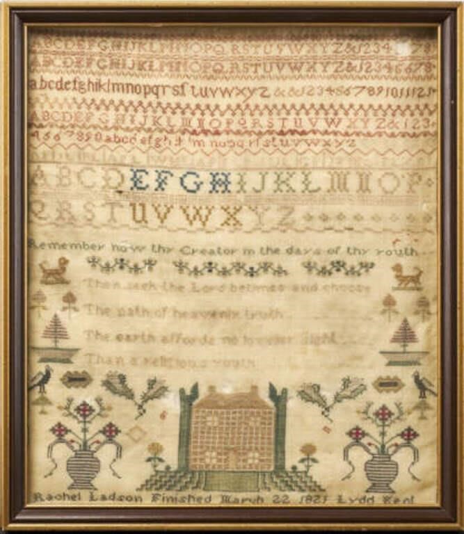 EARLY 19TH CENTURY SAMPLERAn