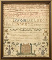 EARLY 19TH CENTURY SAMPLERAn e