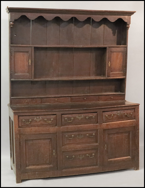 EARLY 19TH CENTURY WELSH DRESSER.