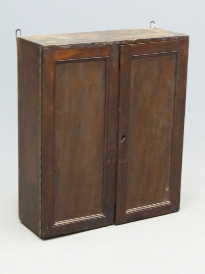 Early (2) door tool chest. 23'' W