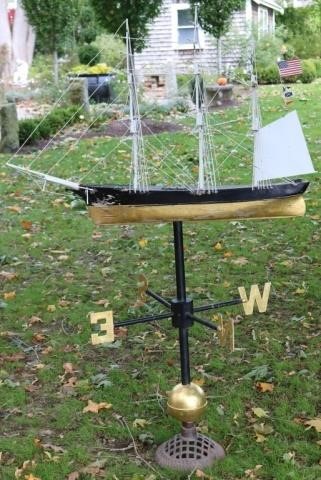 EARLY 20TH C 3 MASTED SCHOONER,