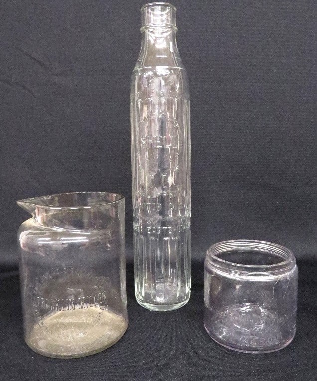 EARLY 20TH C. ADV BOTTLES & JARS,