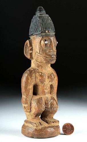 EARLY 20TH C. AFRICAN WOOD YORUBA