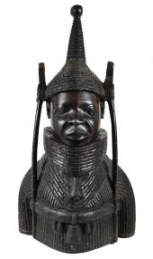 EARLY 20TH C. BENIN KING OBA B