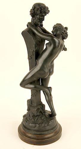 EARLY 20TH C. BRONZE FIGURAL