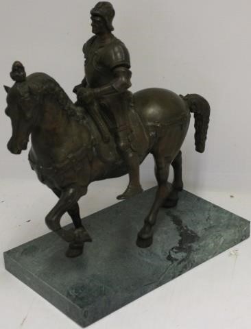 EARLY 20TH C BRONZE STATUE OF
