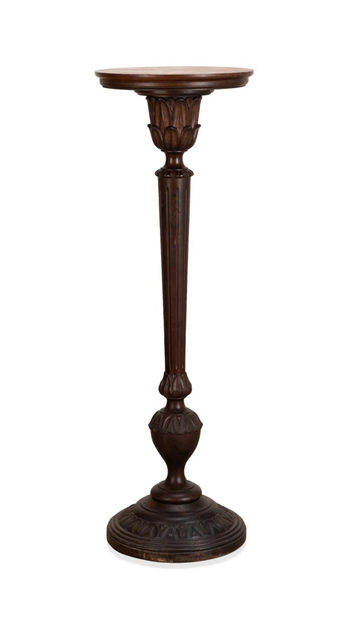EARLY 20TH C CARVED WOOD FERN