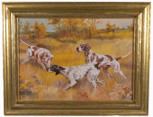 EARLY 20TH C. PAINTING OF THRE