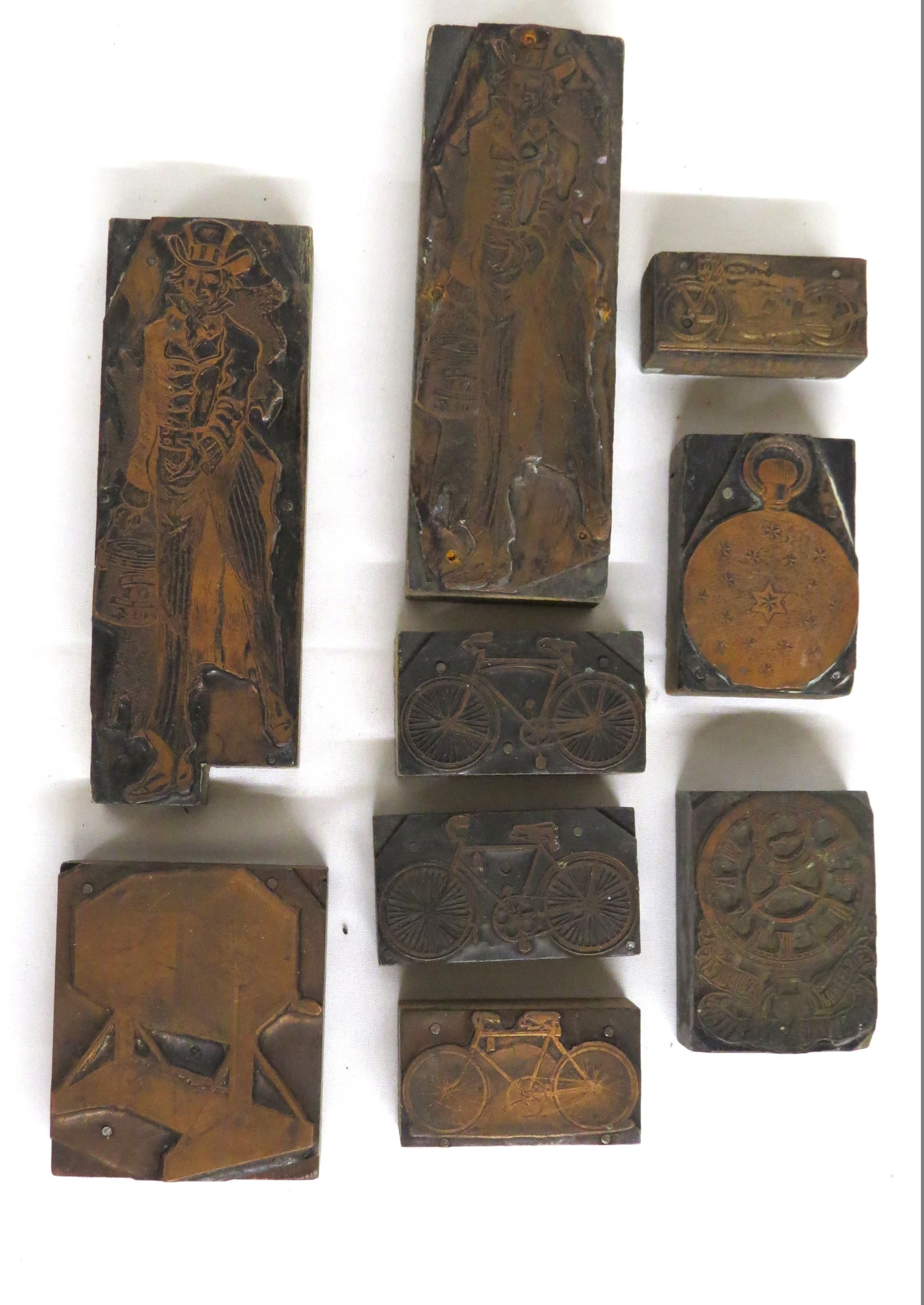 EARLY 20TH C. PRINTERS BLOCKS -
