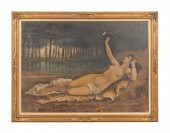 EARLY 20TH C. RECUMBENT NUDE O