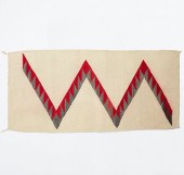 EARLY 20TH C. SW NAVAJO WOOL L