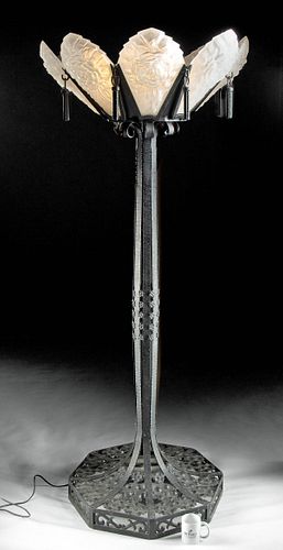 EARLY 20TH C. USA WROUGHT IRON &
