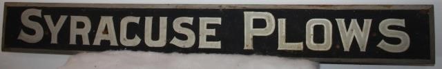 EARLY 20TH CENTURY SYRACUSE PLOWS