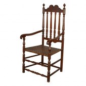 EARLY AMERICAN BANISTER BACK A