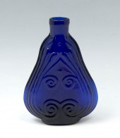 EARLY AMERICAN COBALT BLUE GLA