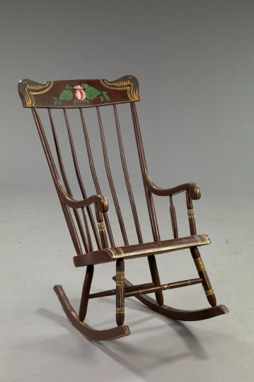 Early American Polychromed Boston
