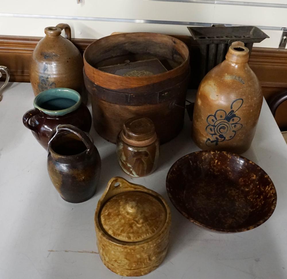 EARLY AMERICAN POTTERY, INCLUDING