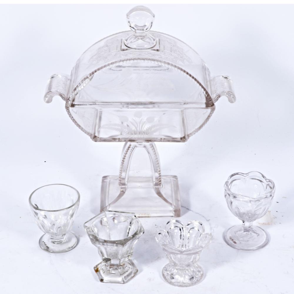 EARLY AMERICAN PRESSED GLASS EAPG