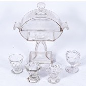 EARLY AMERICAN PRESSED GLASS E