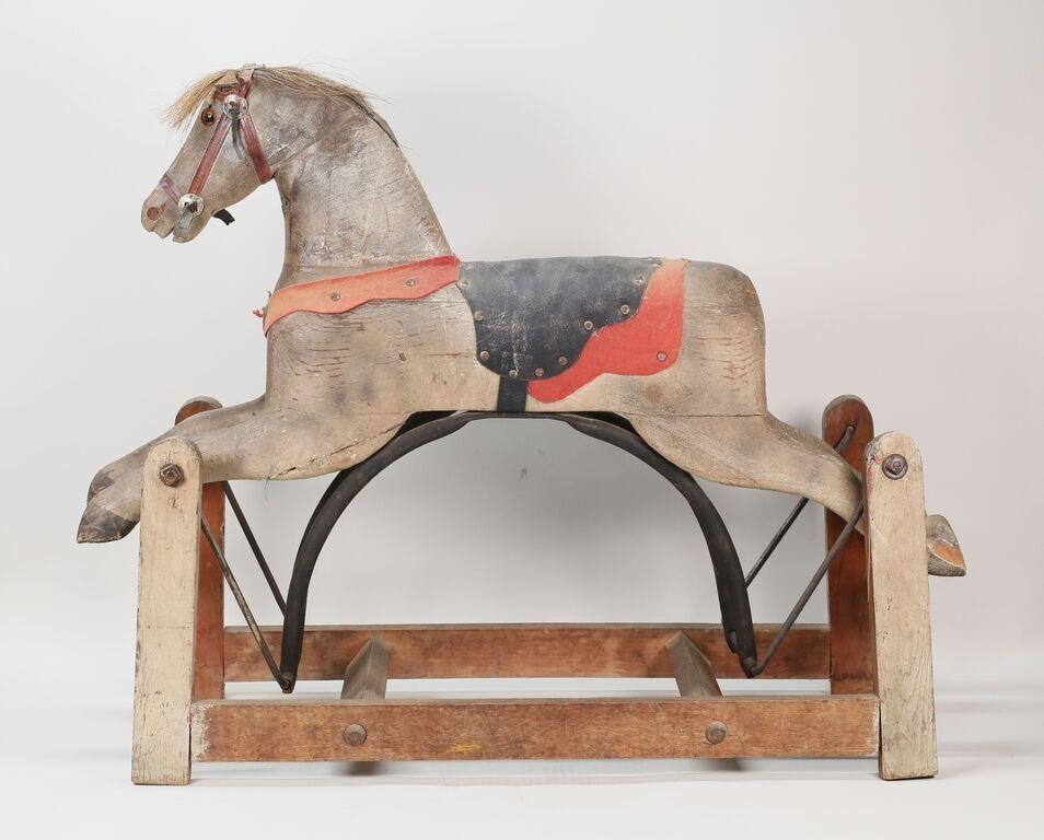 EARLY AMERICAN ROCKING HORSEEarly