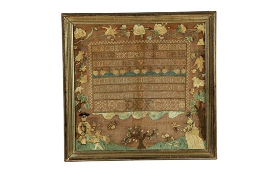 EARLY AMERICAN SAMPLER. 