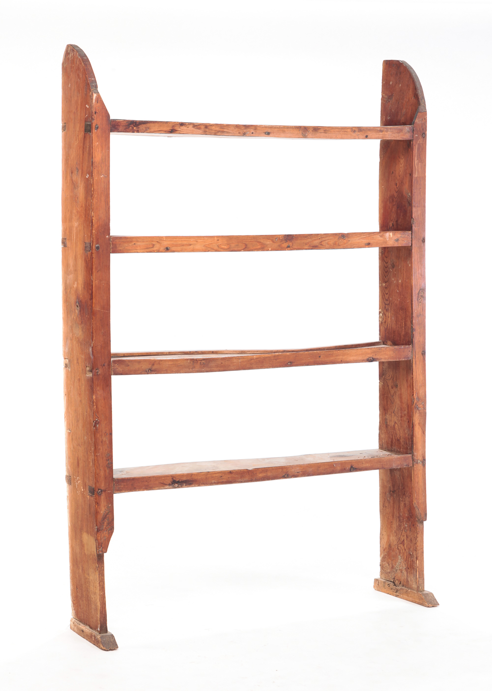 EARLY AMERICAN SET OF SHELVES.