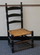 EARLY AMERICAN SLAT BACK 'PILG