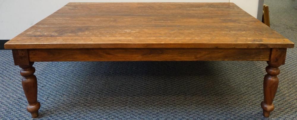 EARLY AMERICAN STYLE HEWN WALNUT