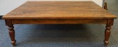 EARLY AMERICAN STYLE HEWN WALN
