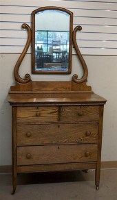 EARLY AMERICAN STYLE OAK DRESS