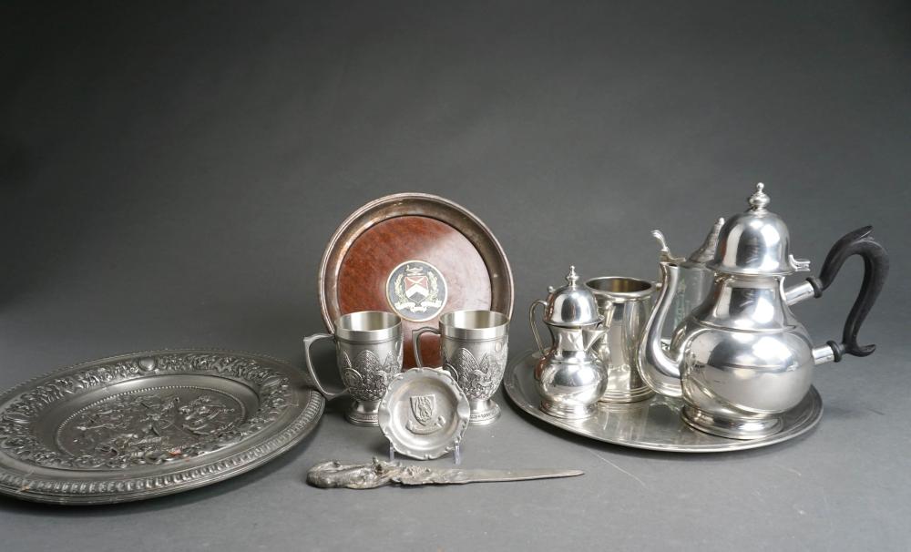 EARLY AMERICAN STYLE PEWTER