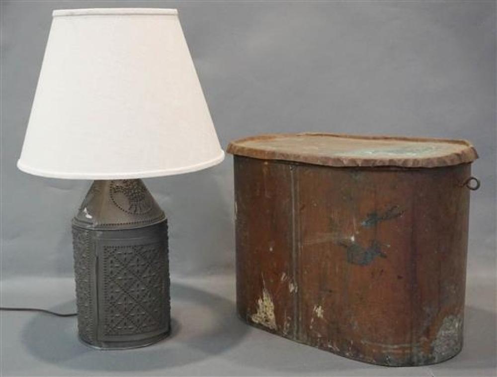 EARLY AMERICAN STYLE PIERCED TIN