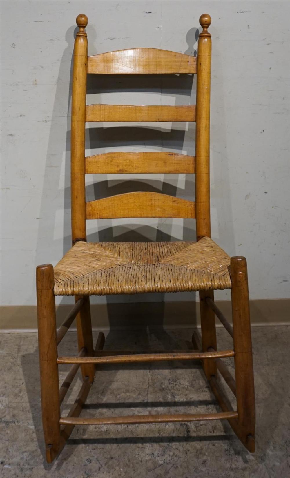 EARLY AMERICAN STYLE PINE RUSH SEAT