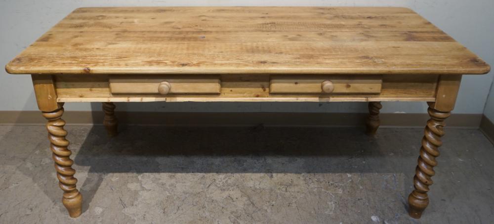 EARLY AMERICAN STYLE TURNED PINE