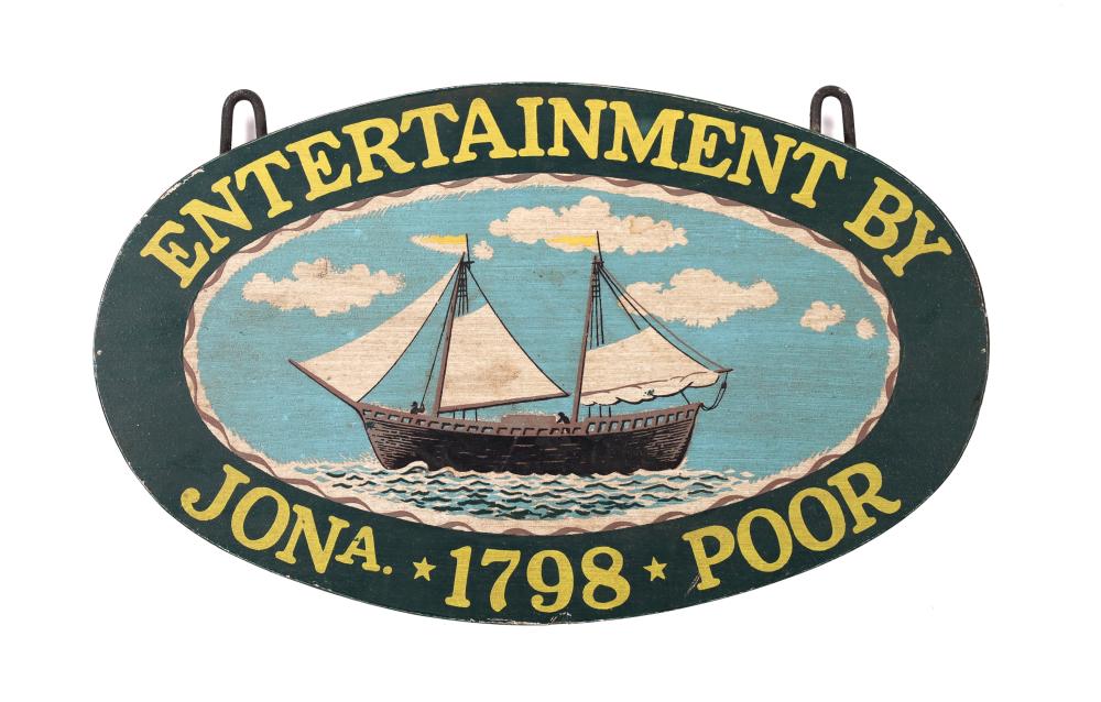 EARLY AMERICAN TAVERN SIGN