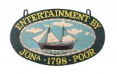 EARLY AMERICAN TAVERN SIGN REP