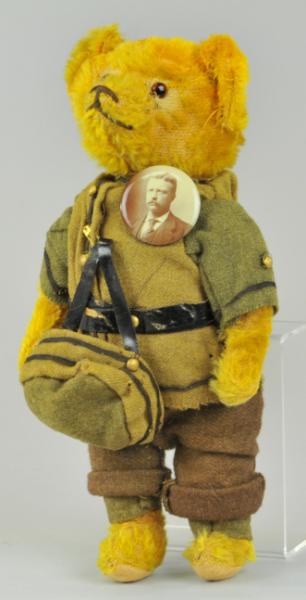 EARLY AMERICAN TEDDY BEAR WITH