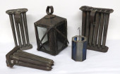 EARLY AMERICAN TIN LIGHTING -