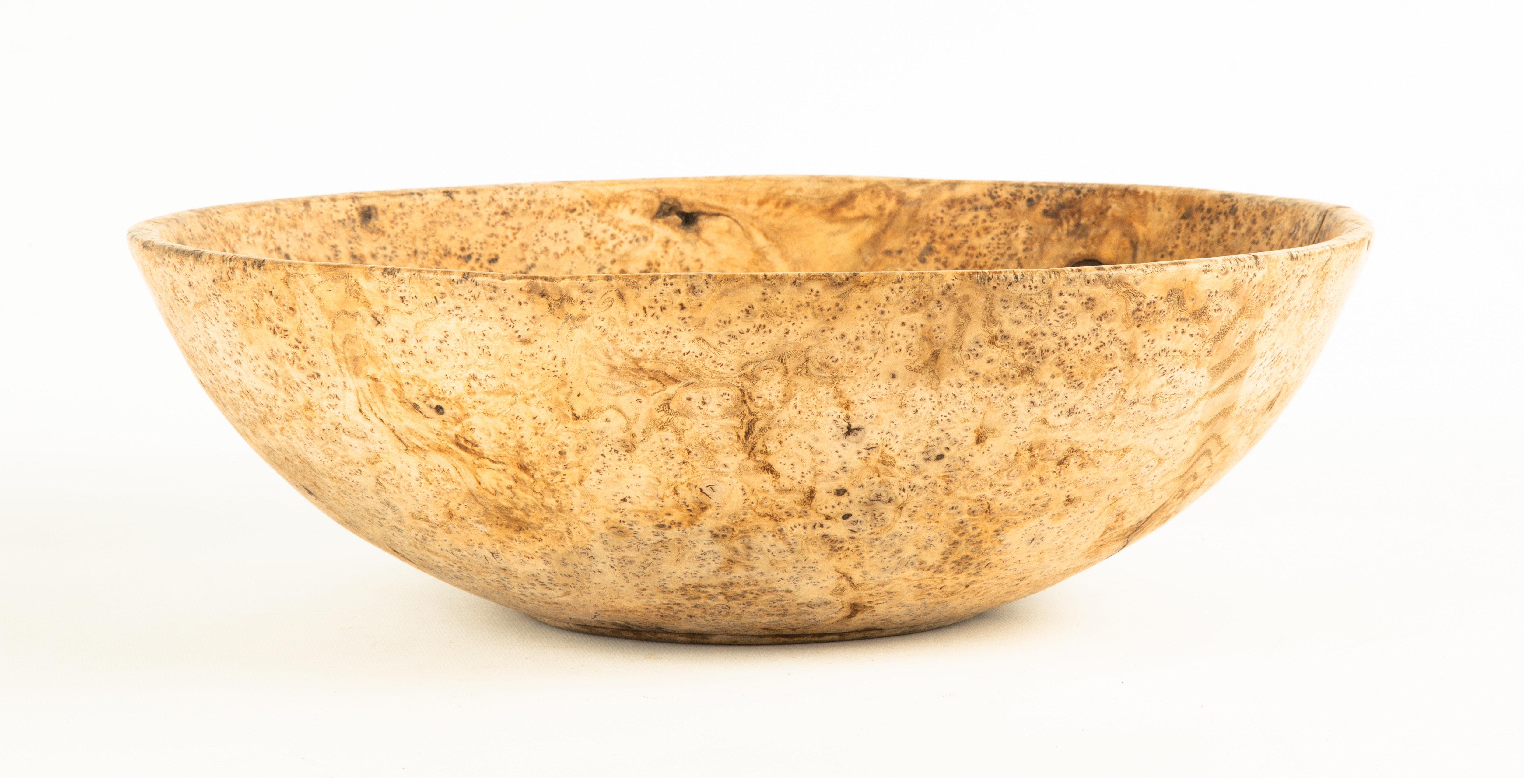 EARLY AMERICAN TURNED BURL BOWL