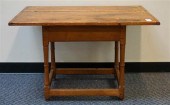 EARLY AMERICAN TURNED MAPLE AN