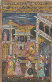 EARLY ANTIQUE HAND ILLUMINATED
