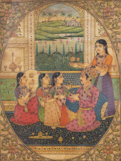 EARLY ANTIQUE HAND ILLUMINATED