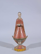 EARLY ANTIQUE SPANISH SANTOS O