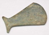 EARLY ASIATIC BRONZE AXE HEAD